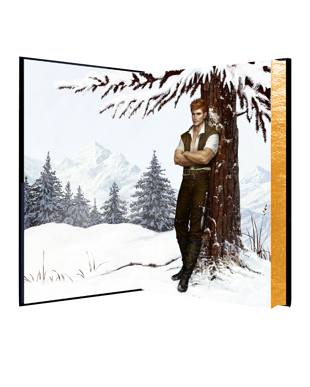Carrion Character art endpapers